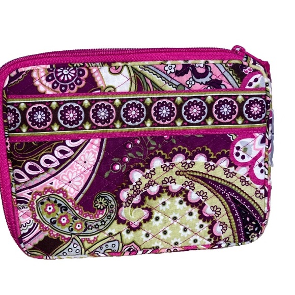 Vera Bradley Tech Case- Kindle, iPad Mini Nook Bag BOYSENBERRY Zip Around Case - Picture 2 of 4
